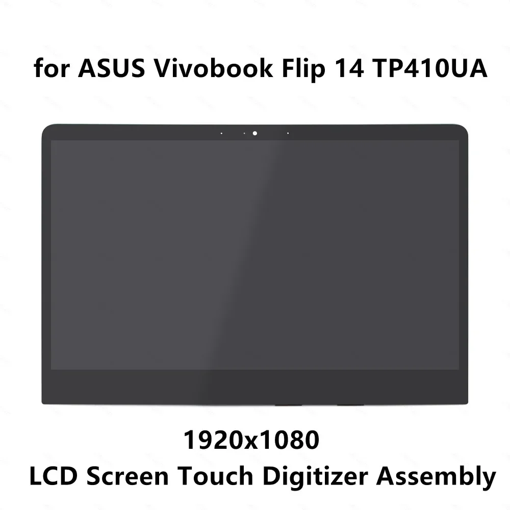 for ASUS Vivobook Flip TP410UA-EC247T TP410UA-EC251T TP410UA-EC287T Full HD Touch Digitizer Glass LCD Screen Display Assembly