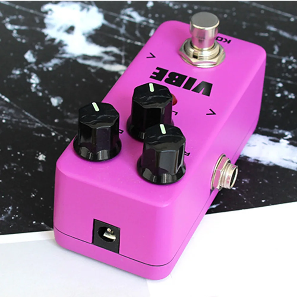 KOKKO Guitar Mini Effects Pedal Vibe FUV2 Simulate Rotating Horn Effector Portable Guitar Pedal for Electric Guitar True Bypass