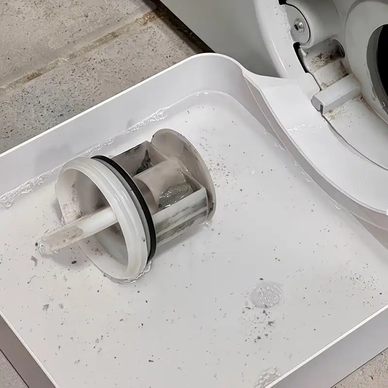 .Hot Sale. Washing Machine Drainage Tray 3D Printing Drain Funnel Drip Tray Cleans Lint Filters Stops Floor Spills