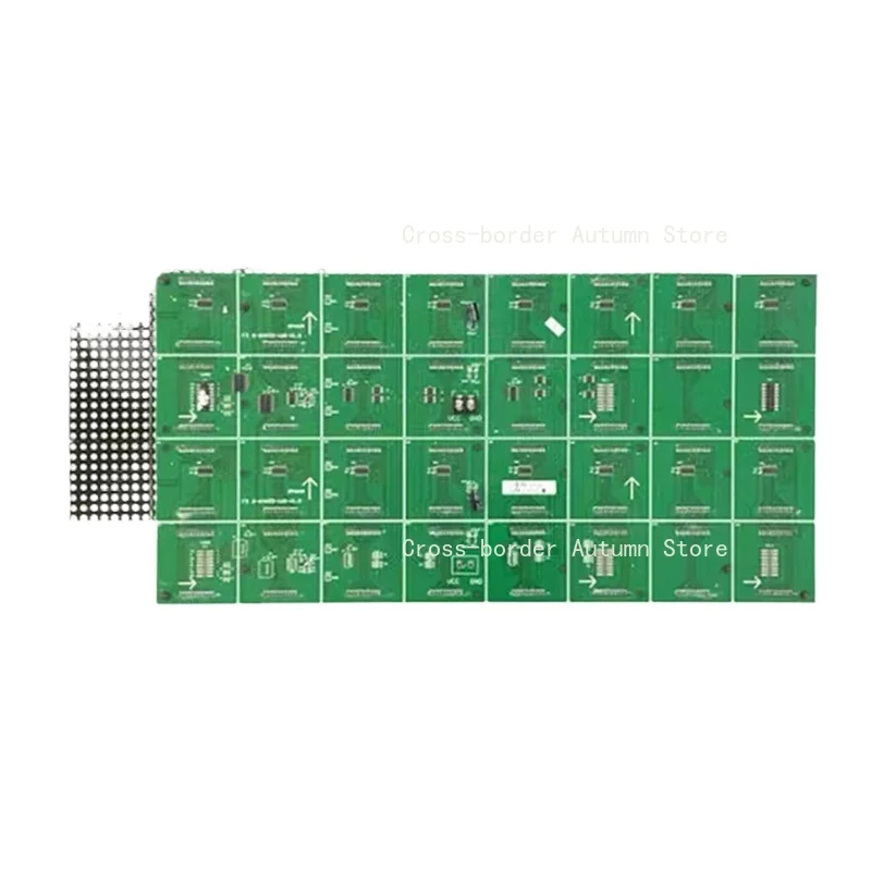 

Indoor F5.0 Single Red LED Dot Matrix Unit Board P7.62 LED Display Module 64*32 Pixels 488*244mm Electronic Sign Board