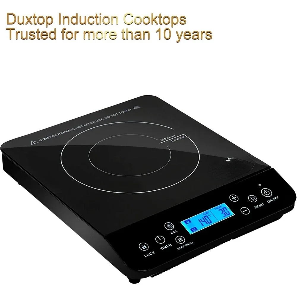 

Portable Induction Cooktop, Countertop Burner Induction Hot Plate with LCD Sensor Touch 1800 Watts, Black