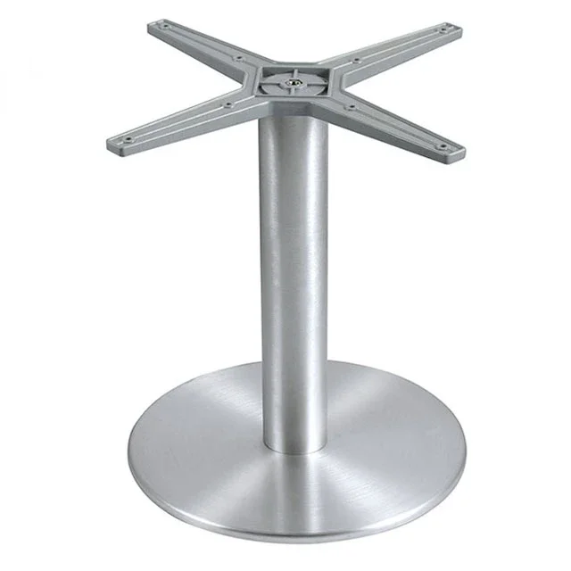 Strictly Quality Factory Direct Selling Big Cafe Metal Table Bases Stainless Steel Table Legs kaki meja