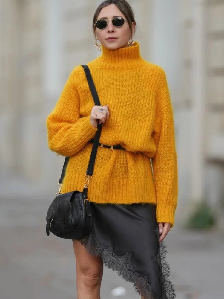 

HH Woman Spring Fashion Commuting Silk Satin Asymmetric Hem Lace Decoration Skirt Female Casual Street Style Mid Length Skirt