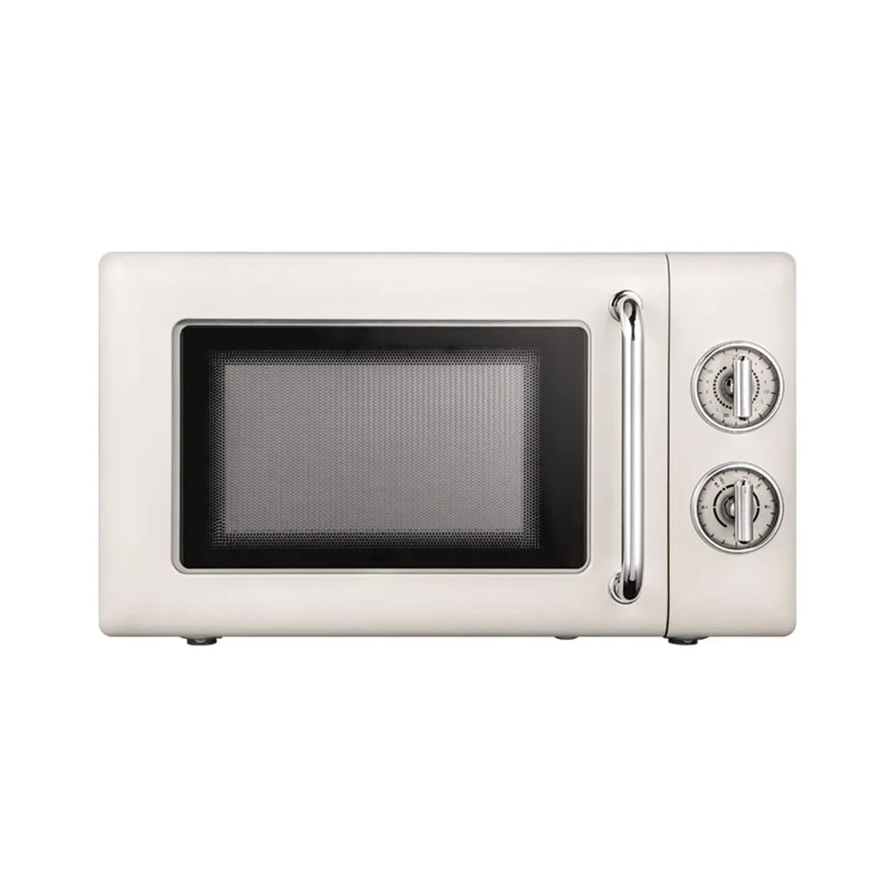 Forno de micro-ondas doméstico 20l, pequeno, autêntico, multifuncional, mini plataforma giratória, forno de micro-ondas mecânico