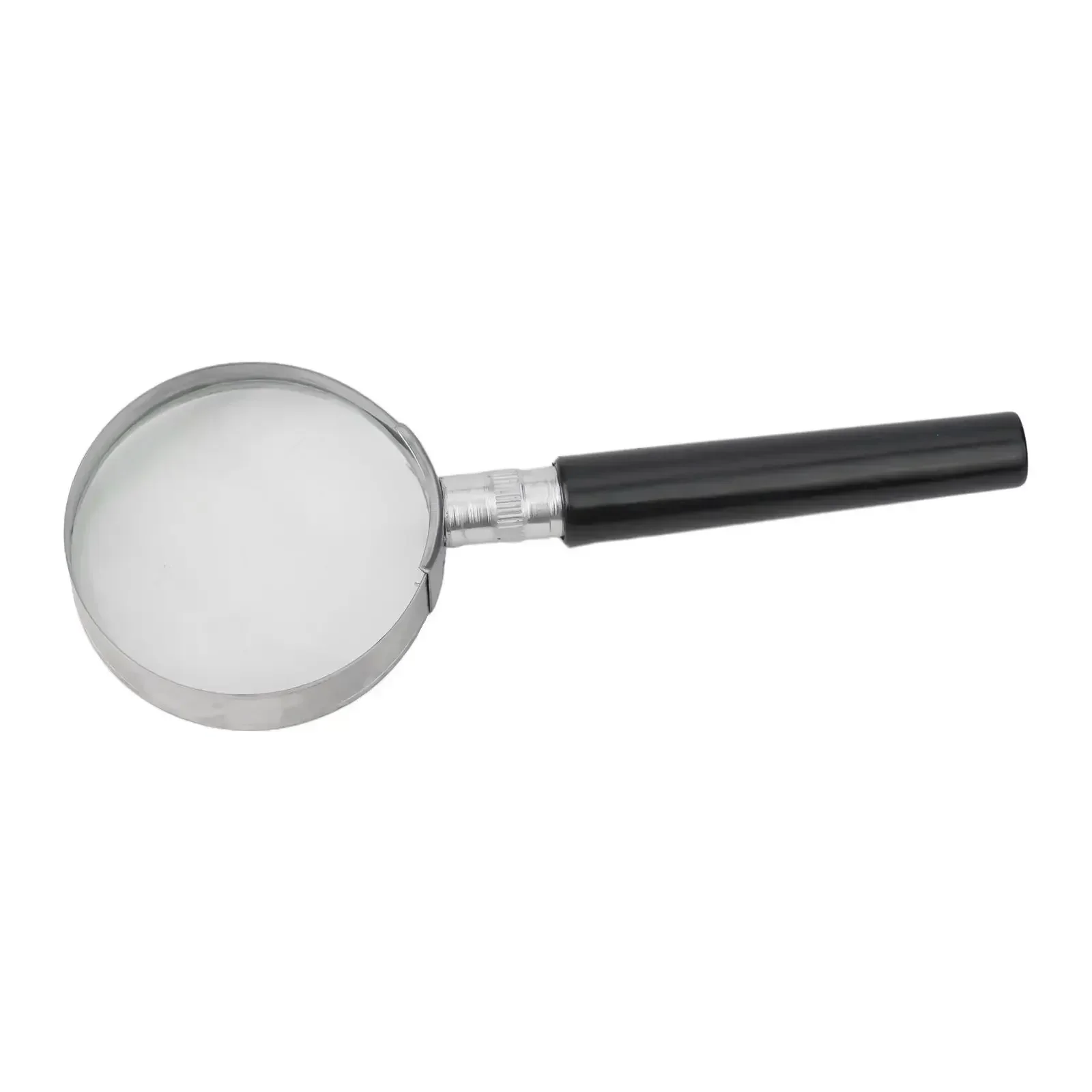 10X Magnifier 50mm Compact Handheld Magnifying Glass Handle Magnification Magnifier New Practical 1pcs Durable