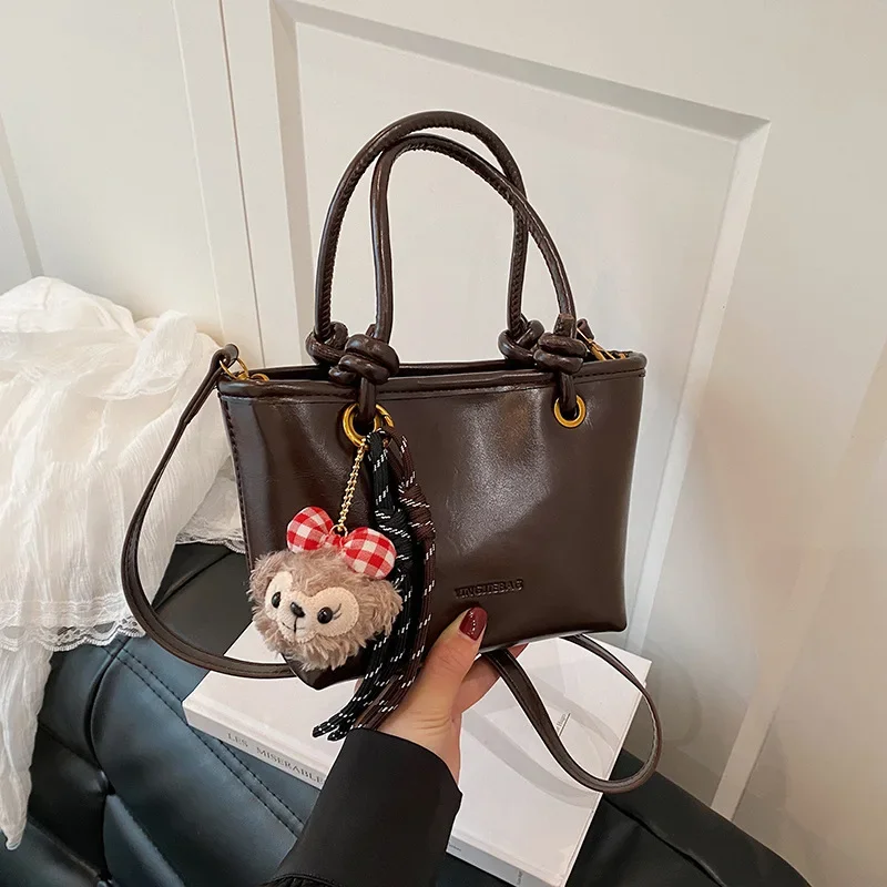 

Женская модная сумка через плечо 2025 года — весенне-летняя сумка через плечо, милая мини-сумочка с верхней ручкой