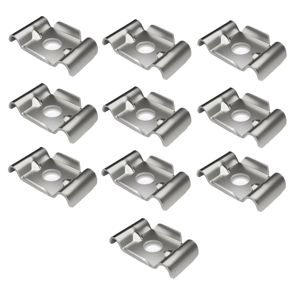 

Metal Plate Clamp Butterfly Shaped Clamp Security Installation Compatible With Wooden Posts Galvanized Steel Option