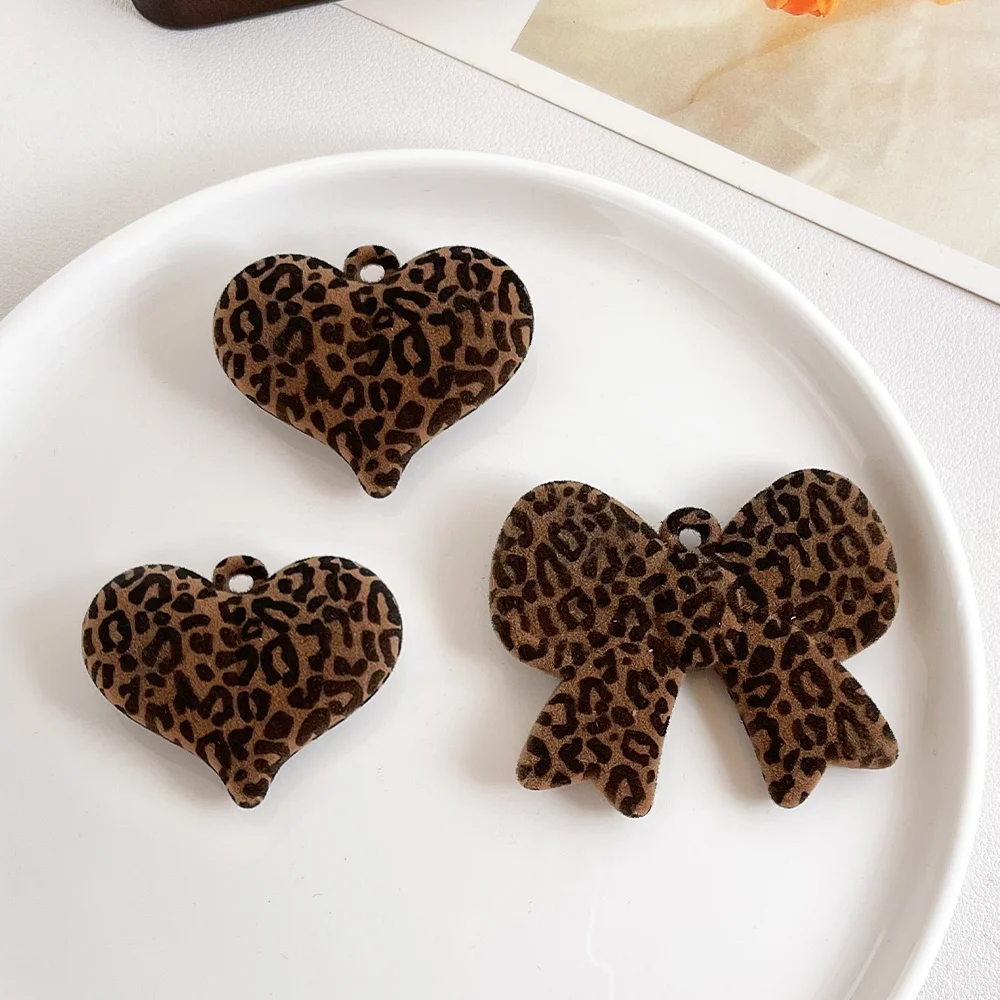 

Сердечный дизайн 40 шт. флокирующийся эффект/акриловые подвески «сделай сам»/ручная работа/форма банта в форме сердца/кулон для сумки/ювелирные аксессуары # 19864