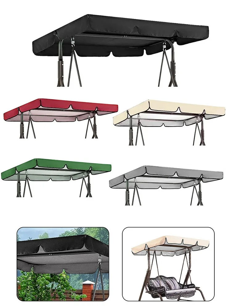 Waterproof Swing Covers Outdoor Swing Chair Canopy Courtyard Waterproof And Dustproof Swing Sunshade Home Improvement