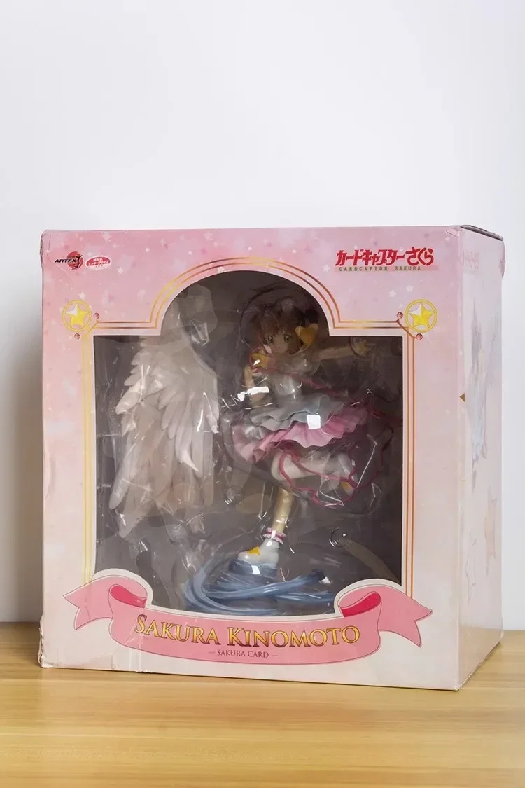 27cm Card Captor Sakura Figure Anime Kinomoto Figure Pvc Action Figurines Lovely Girl Collectible Model Adult Kids Toys Gifts