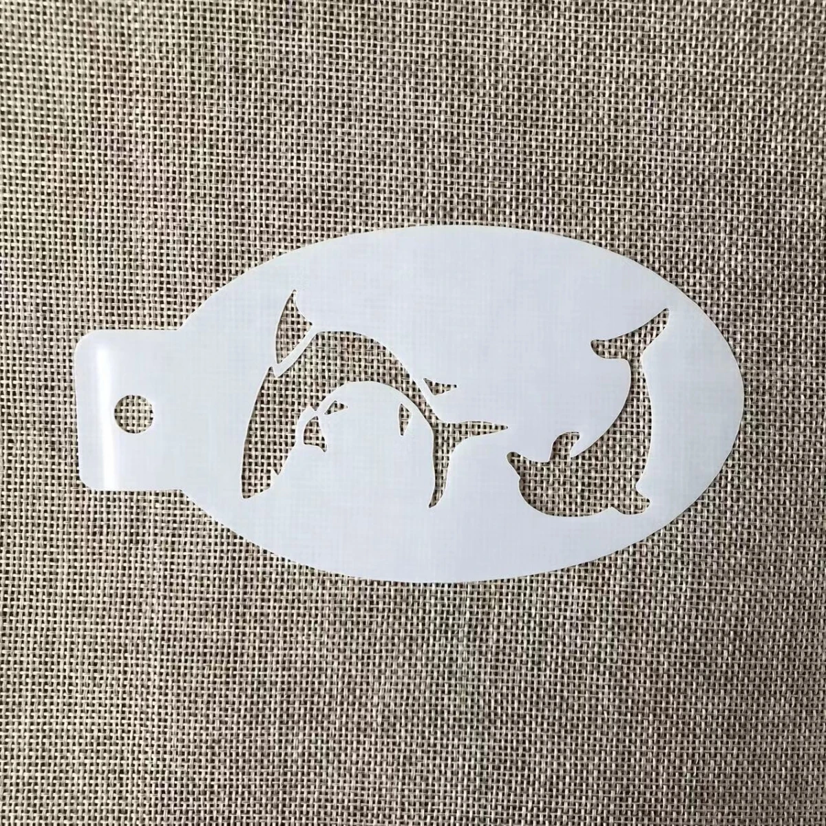 

5.3*3inch Dolphin Shark Face Body Paint Stencils for Painting Scrapbook Coloring Embossing Album Decorative Template