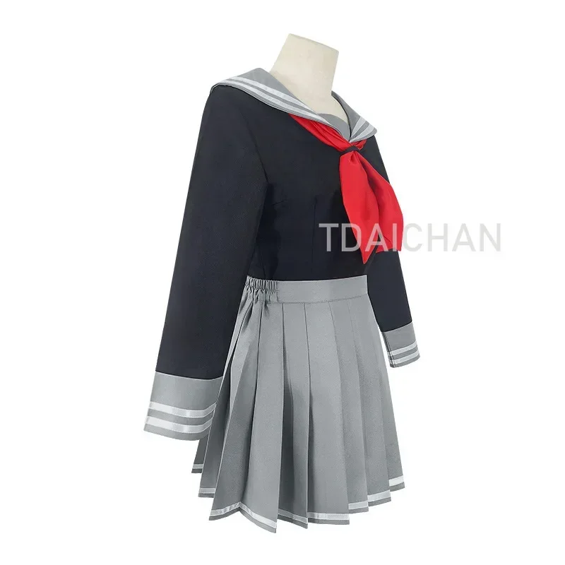 2021new Danganronpa V3 cosplay costumes Peko pekoyama uniform jacket skirt tie wigs costume for women anime cosplay 5pics