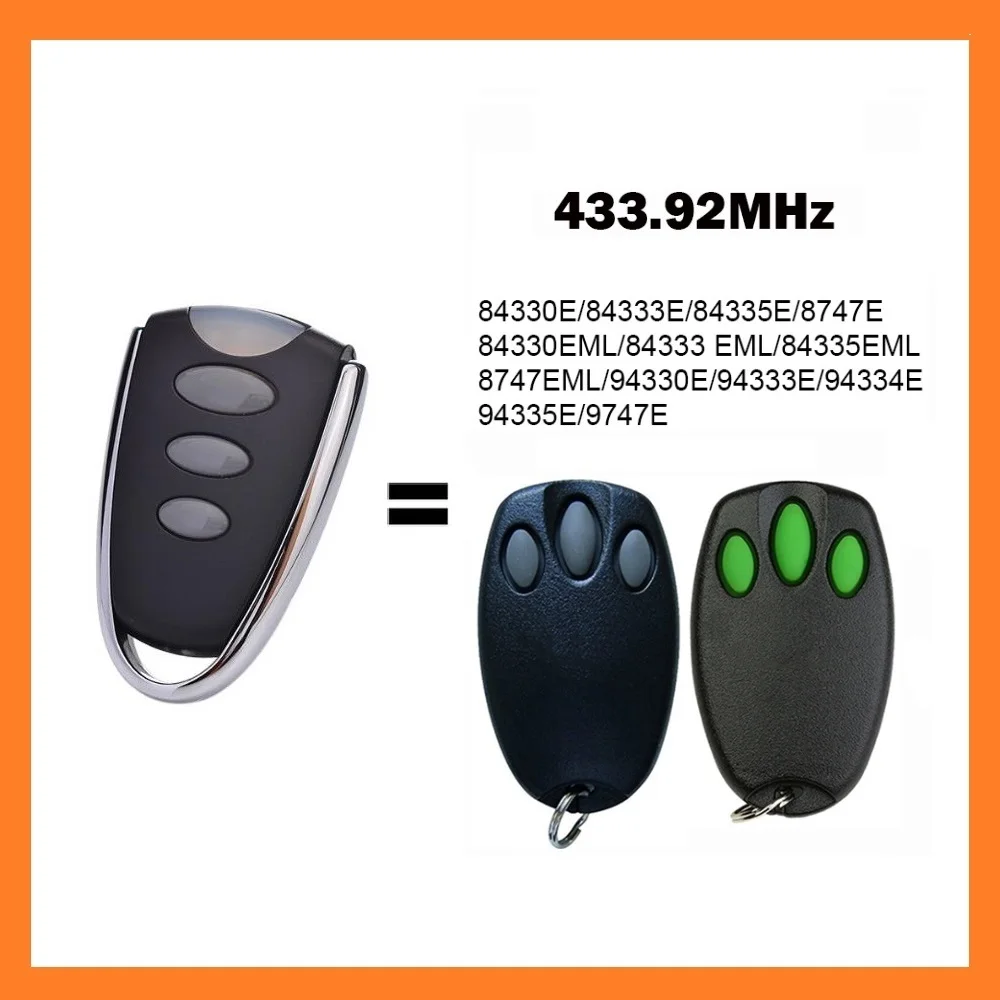 For 94335E Garage Door Remote Control 433.92MHz Electric Gate Control 84330E 84335E 84335EML 84333E 84330EML 84333EML C940 C945