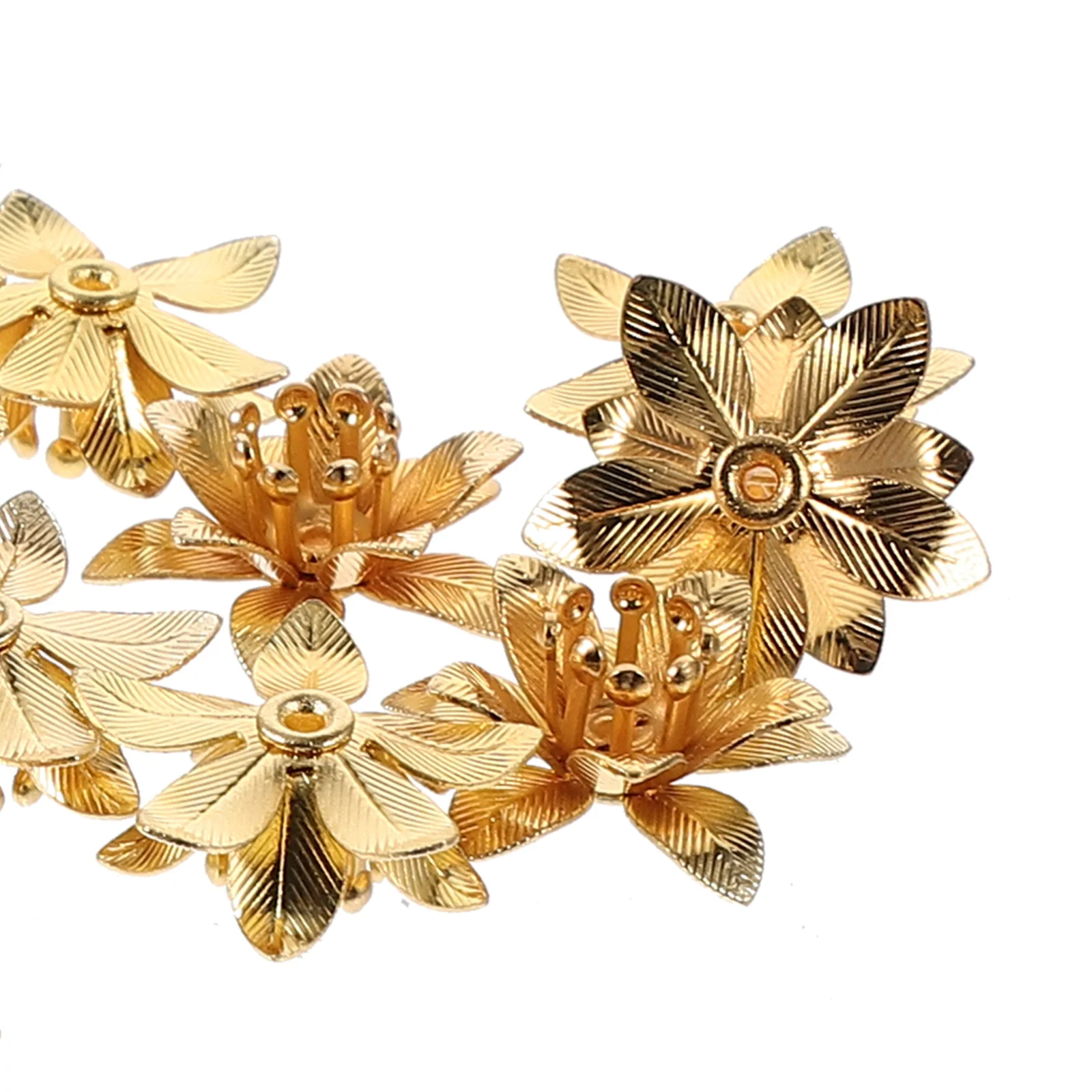 

50 шт., набор ювелирных изделий с цветами, подвески «сделай сам», аксессуары для ожерелья, браслета, серег, подвесок, принадлежности для изготовления