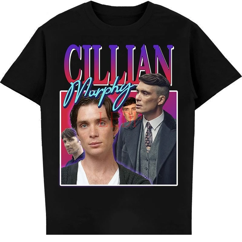 

Cillian Мерфи рубашка Винтаж 90 Верх Мужская женская футболка