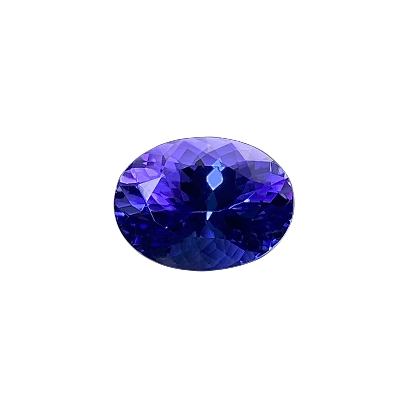 

Natural Tanzanite Vivid Blue Oval Shape Brilliant Cut 4.415ct VVS Loose Gemstone Customize