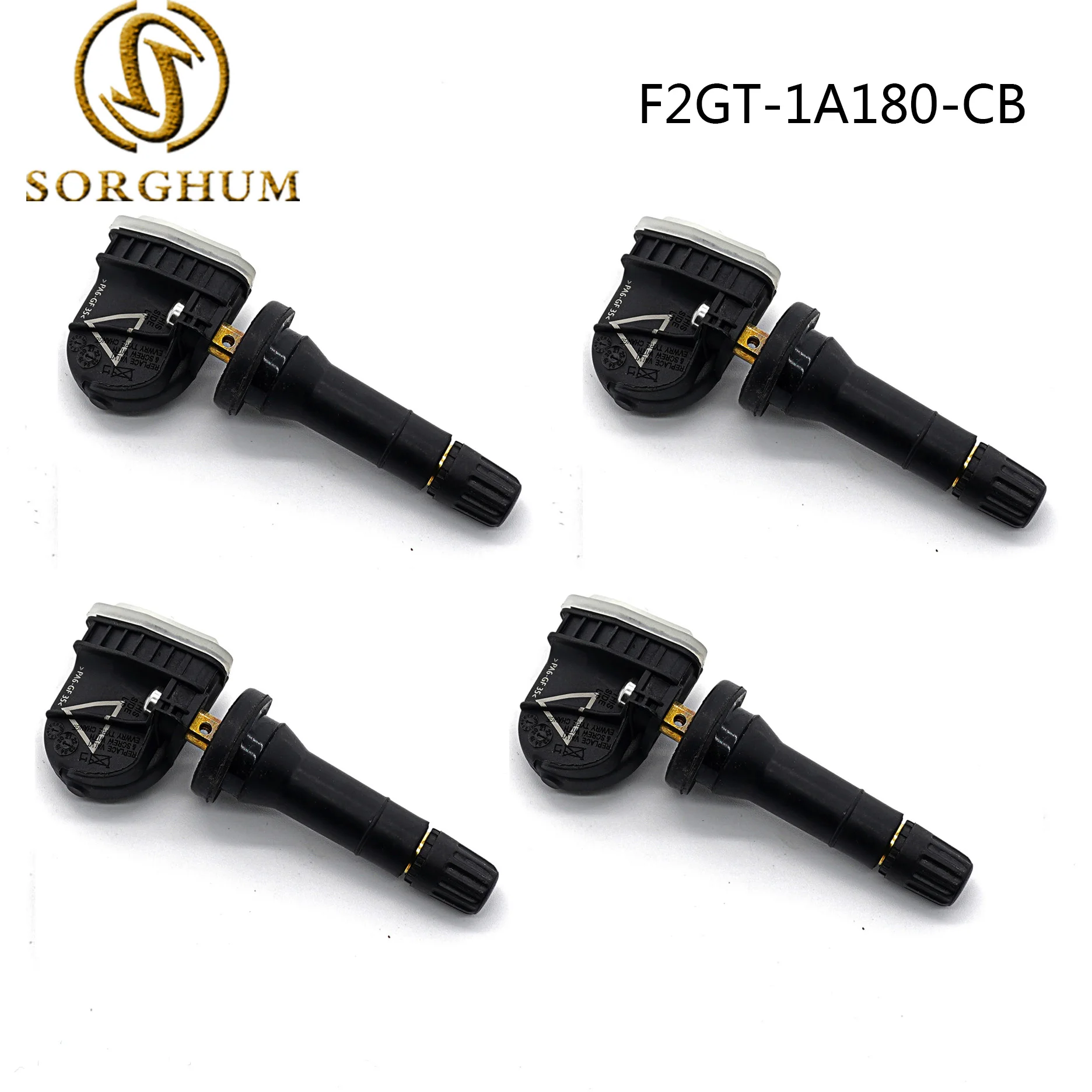 SORGHUM 4Pcs TPMS TIRE PRESSURE SENSOR F2GT-1A180-CB F2GT-1A150-CB For Ford FoMoCo  New Tire Pressure Monitor Sensor 433MHZ