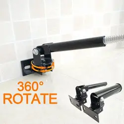 Wall Mount T-Bar Row Platform 360° Rotation Barbell Attachment Barbell Bar Weight Muscle Training Exercise Equipment