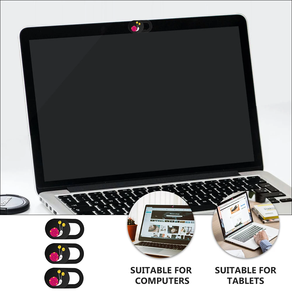 

3 Pcs Laptop Camera Cover Slide Cute Privacy Tablet Protective Covers Computer Webcam Ultra