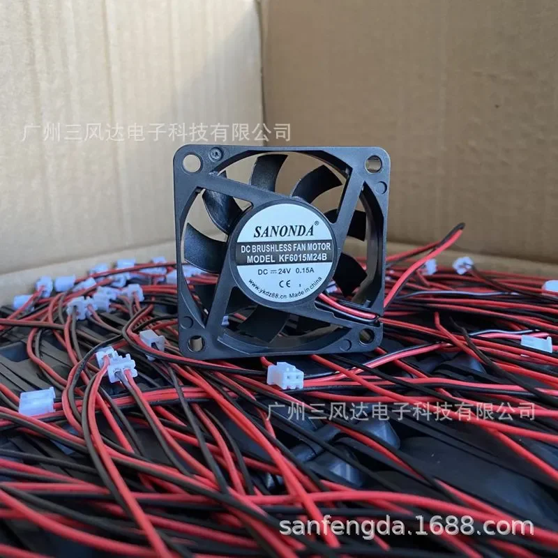 6015 DC24V Double Ball Bearing Cooling Fan for Computer CPU Notebook Power Supply 0.15A Factory Direct Sales