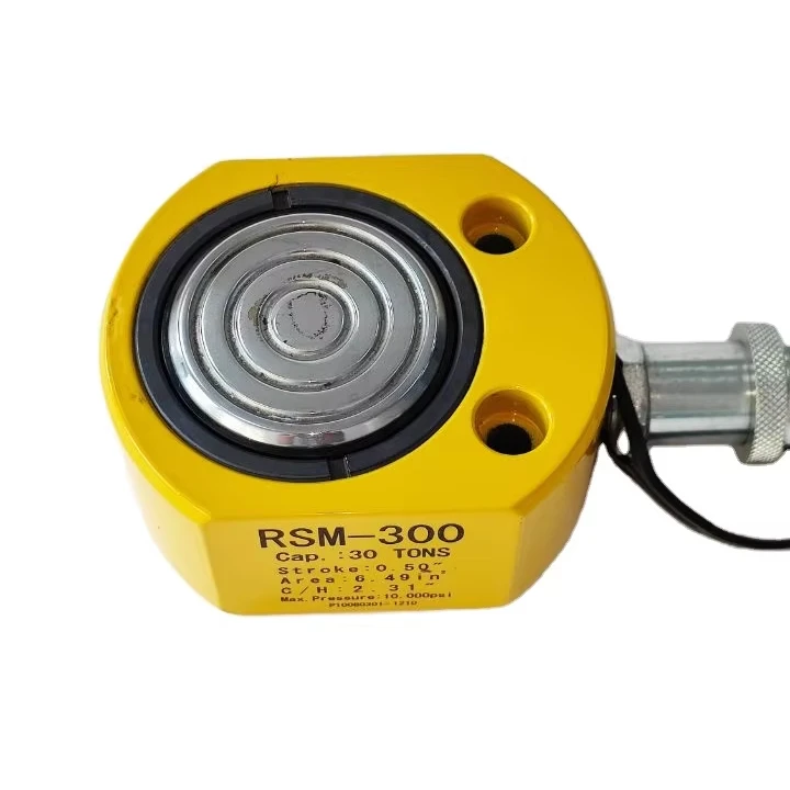 Same Hydraulic Cylinder Single-acting Ultra Thin RSM-300 Stroke 13mm Capability 30T Hydraulic Jack With CE Certification