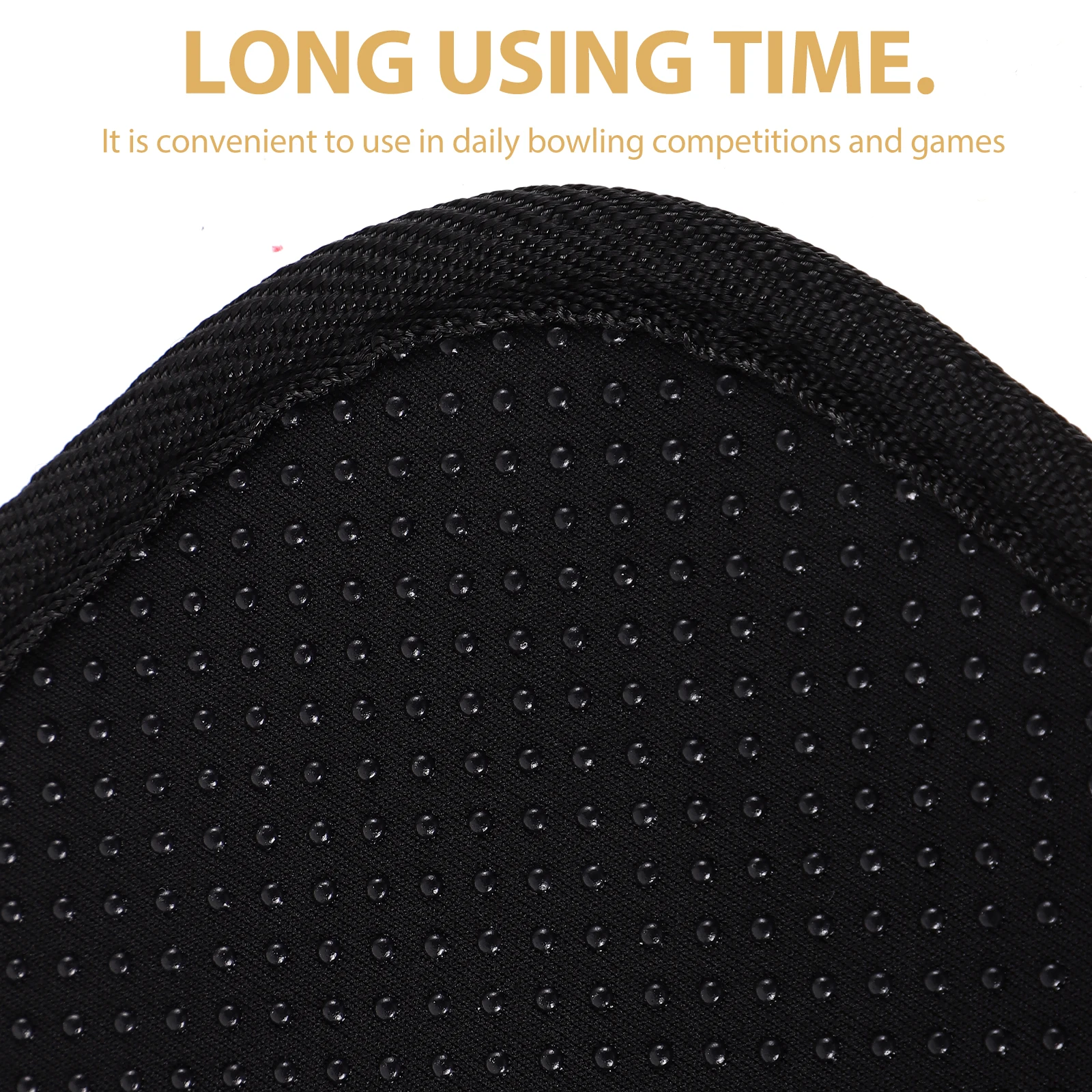 

Bowling Ball Towel Microfiber Cleaning Rag Pure Black AntiSlip Pad Portable Cloth Reusable Gripper For Competitions Games