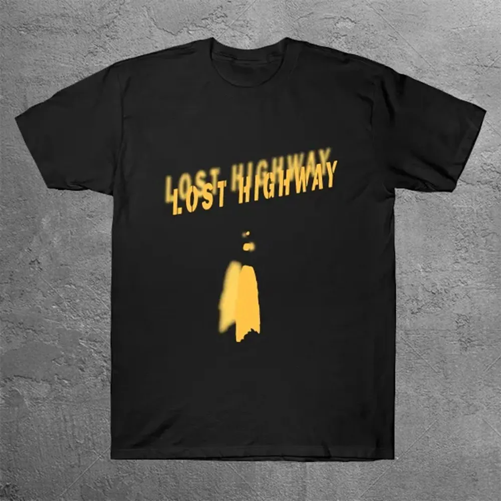 

Футболка Lost Highway, мужские винтажные футболки из 100% хлопка