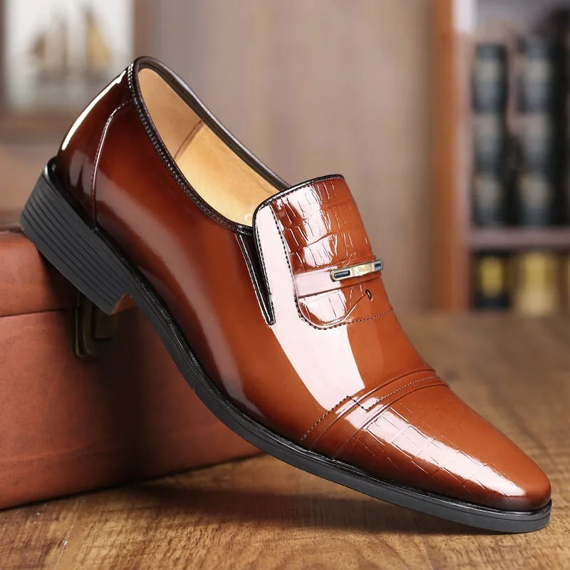 

Элегантные свадебные туфли, мужские лакированные мужские лоферы, роскошные черные блестящие туфли, дизайнерские офисные лоферы, мужские туфли