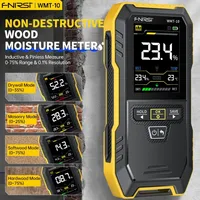 WMT-10 Inductive Wood Moisture Meter Hygrometer Non-contact Timber Damp Wall Detector Non-destructive Humidity Measuring Tester