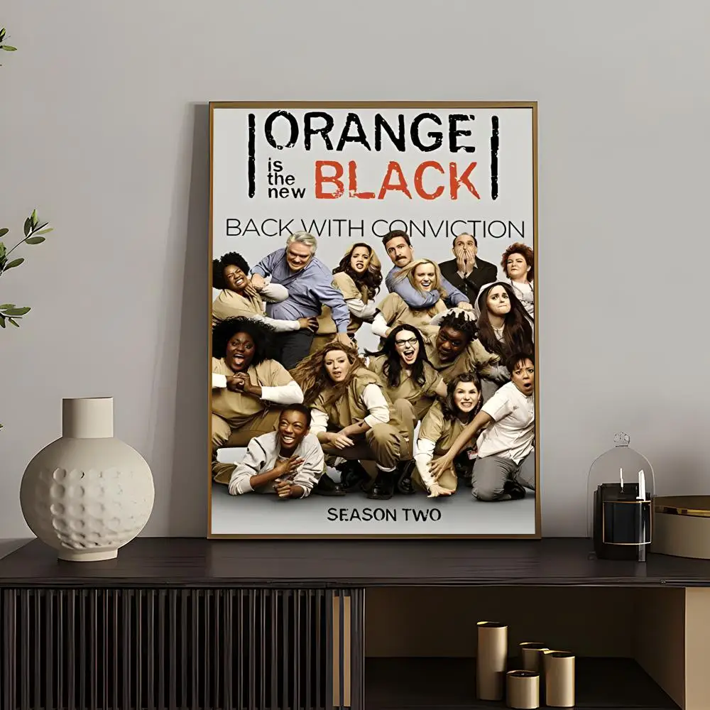 Film classique o-Orange est le nouvel affiche noire polyvalente HD étanche Art mural décor auto-adhé