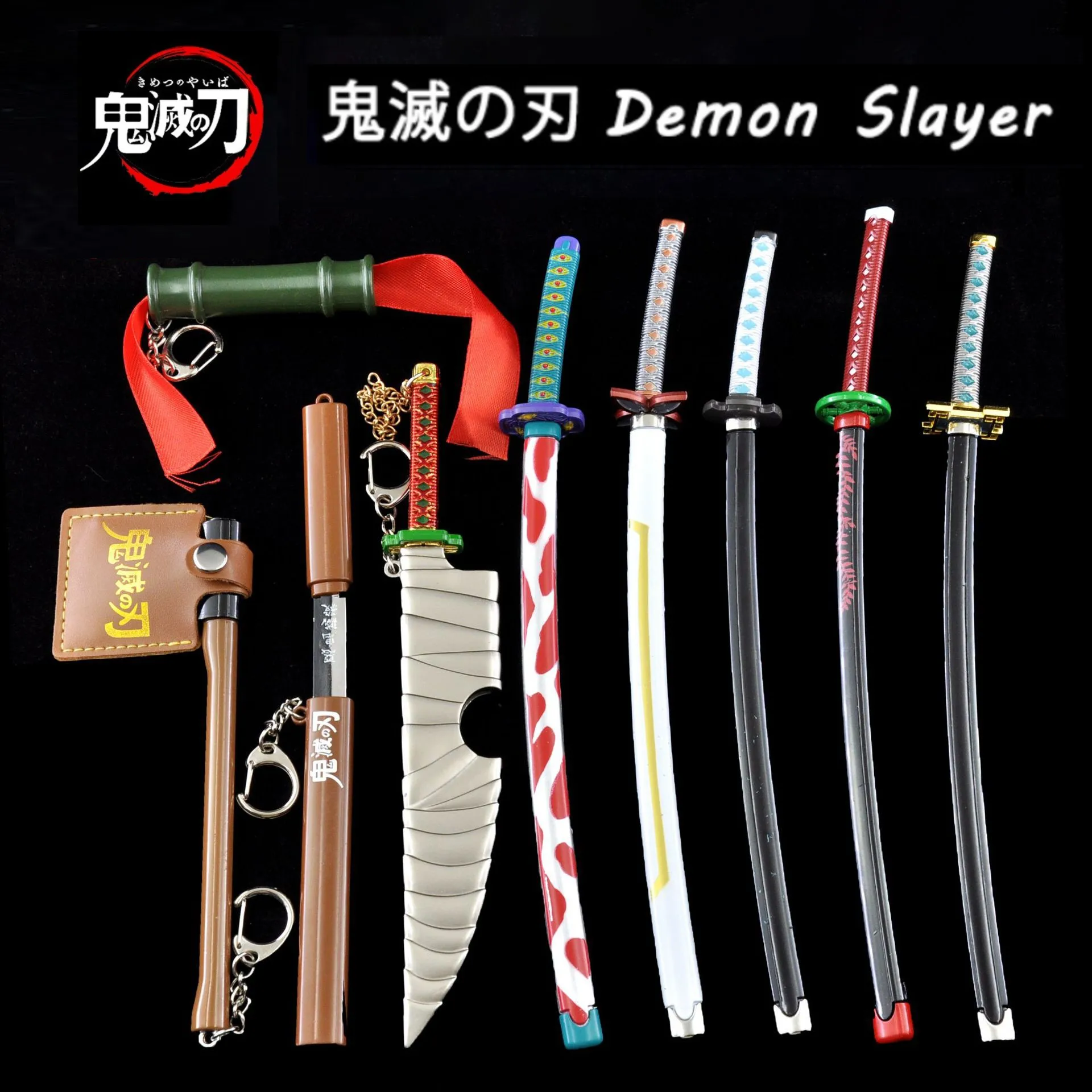 Demon Slayer Sword Weapon Agatsuma Zenitsu Nichirin Blade Alloy Katana Sword Japanese Anime Weapon Model Collections Gift Toys