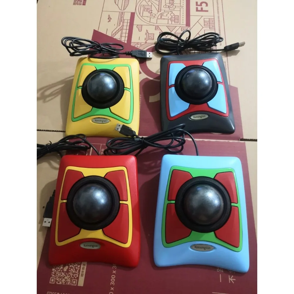 

Kensington K64325/k72327 55mm Wired Trackball Mouse Original Factory Baked Paint Collocation DiamondEve Optical Tracking