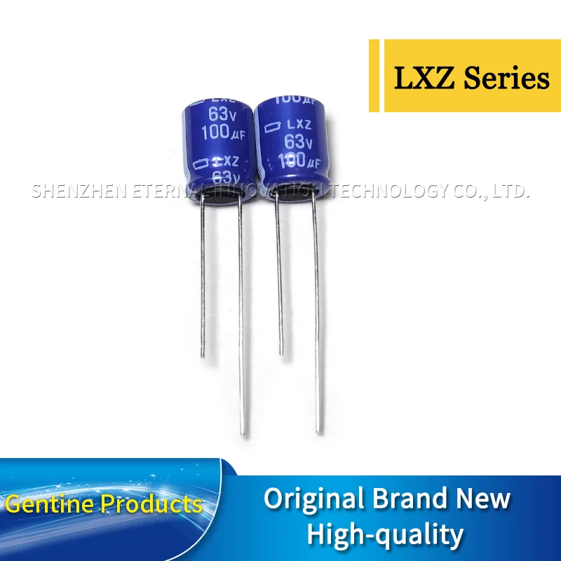

10pcs 63V100UF LXZ 10X12.5 ELXZ630ELL101MJC5S NIPPON CHEMI-CON Original Aluminum Electrolytic Capacitors Long Life Low ESR