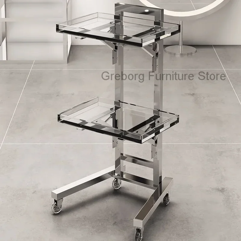 

Japanese Style Barber Shop Trolley Storable Simplicity Modern Trolley Designer Multifunctional Furniture Pousser Un Chariot HBSC