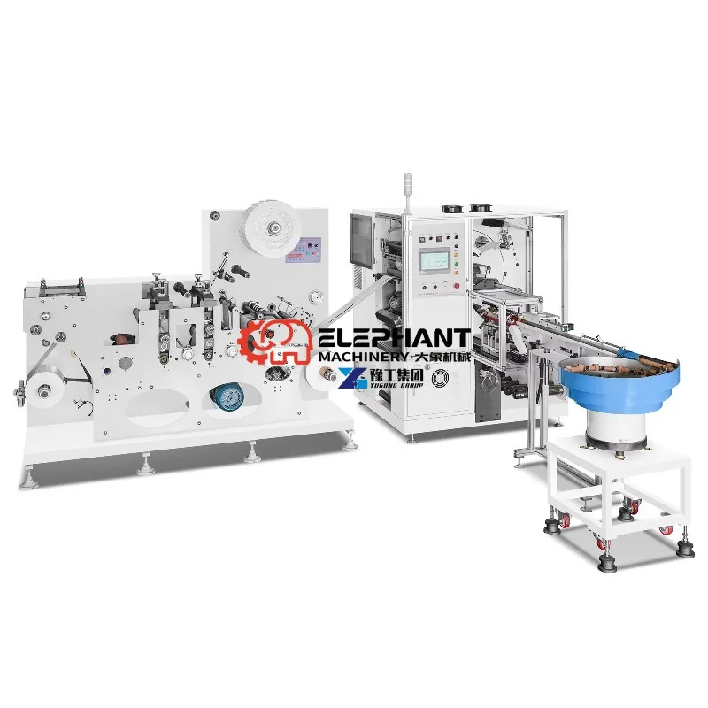 Automatic Turret Label Slitting Machine, Integrated Rotary Die-Cutting Equipment for Self-Adhesive Sticker Label Roll Processing