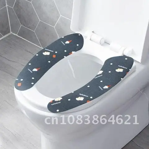 

Universal Soft Thick Toilet Seat Cover Cute Bear Toilet Cover Reusable Toilet Sticker Summer Toilet Mat Bathroom Accessories