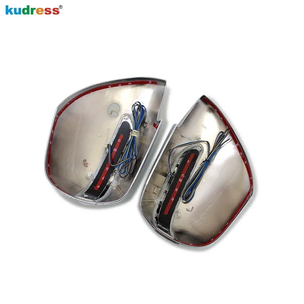 For Toyota 2700 FJ120 J 120 Prado 2003-2008 2009 Chrome Car Rearview Mirror Cover Trim Side Wing Mirrors Cap Overlay Accessories