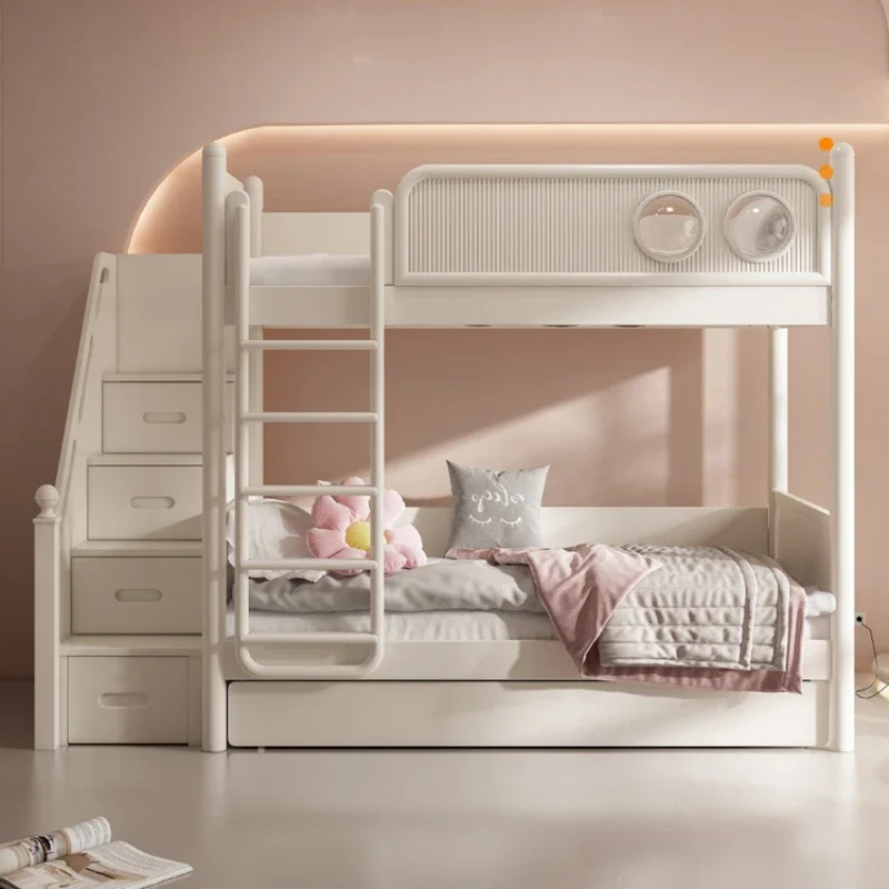 -Para niña, Moisés, herramientas para el cuidado del bebé, camas Alo para niños, muebles de dormitorio para niños, litera familiar individual de madera para niños pequeños y