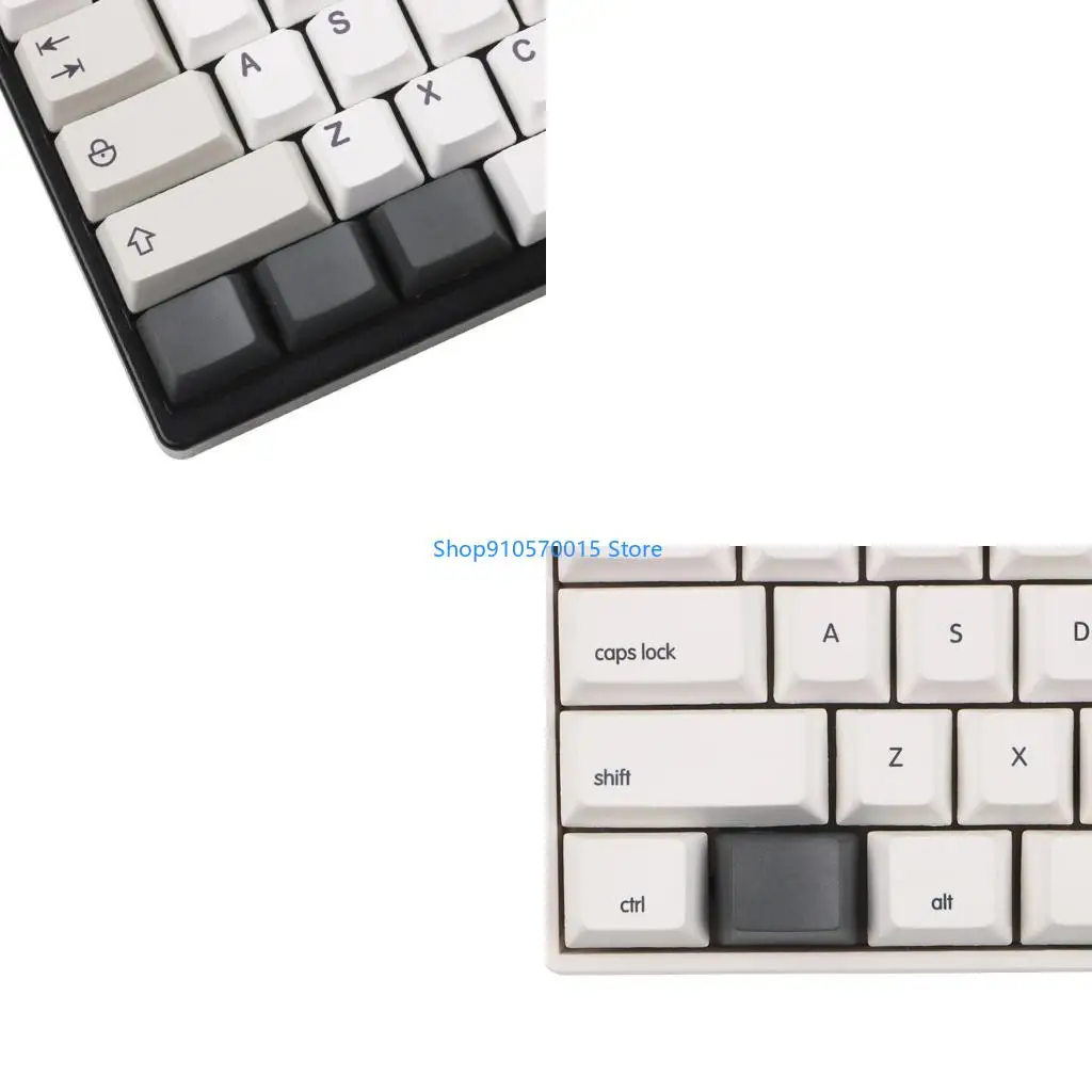 B95C DIY Mechanical Keyboard, 6pcs Durable PBT Dye-sub Keycap for Creative OEM Profile 1.25U Height Gaming Keycap No Engra
