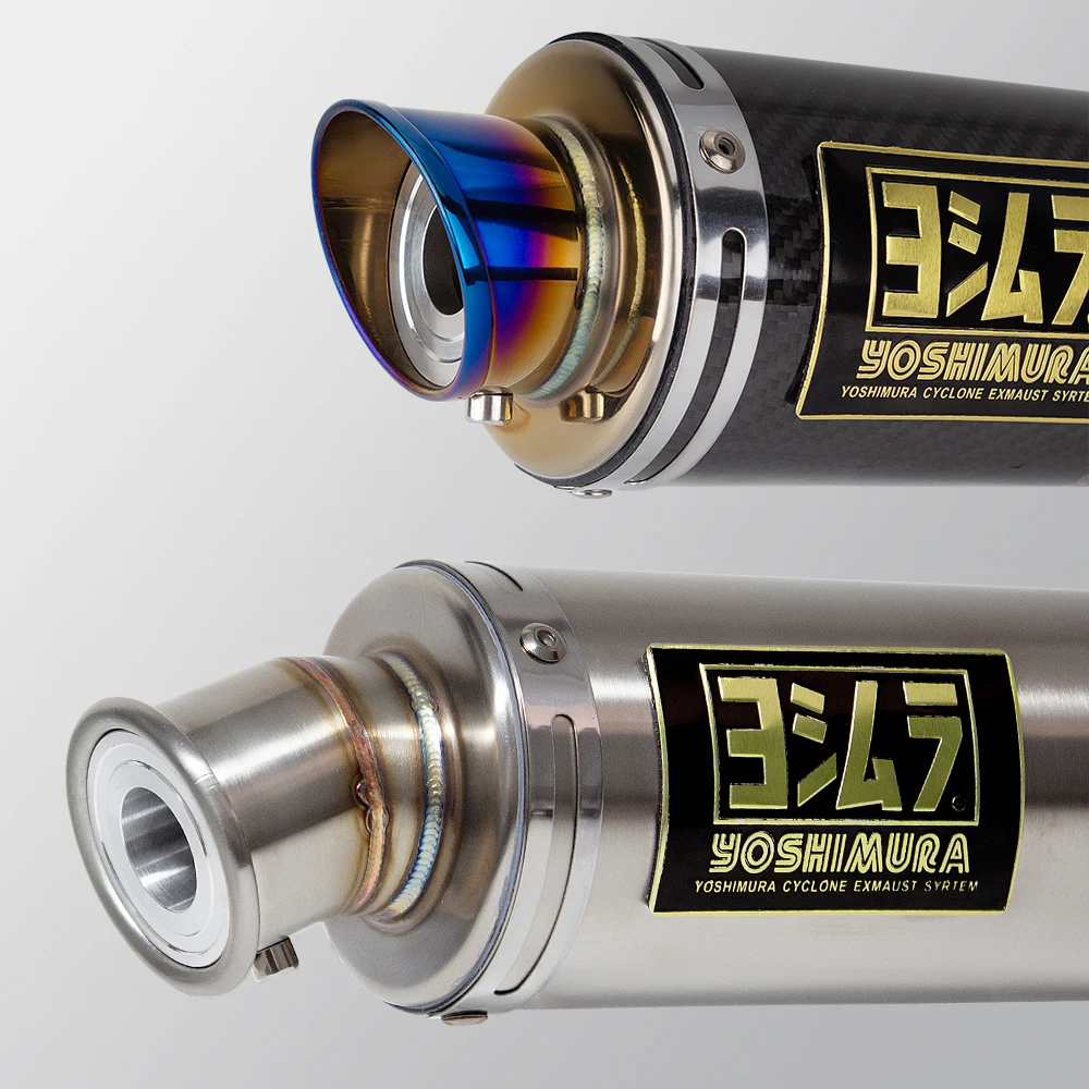 

Motorcycle Exhaust with Muffler Full System Front Pipe Carbon Yoshimura Hurricane GP-89 For SMAX155 FORCE155 SMAX 155