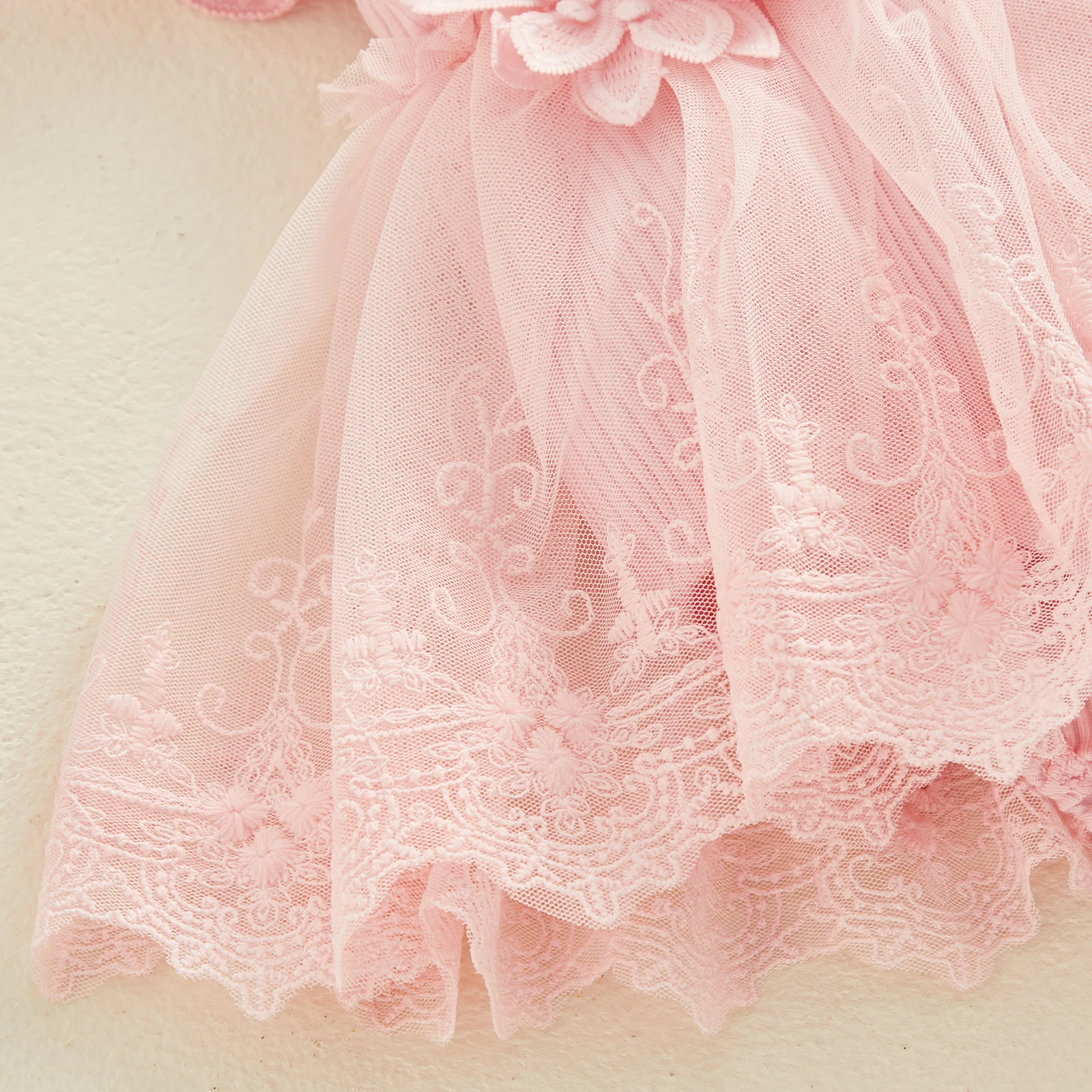 3D Flower Summer Baby Girls Romper 5