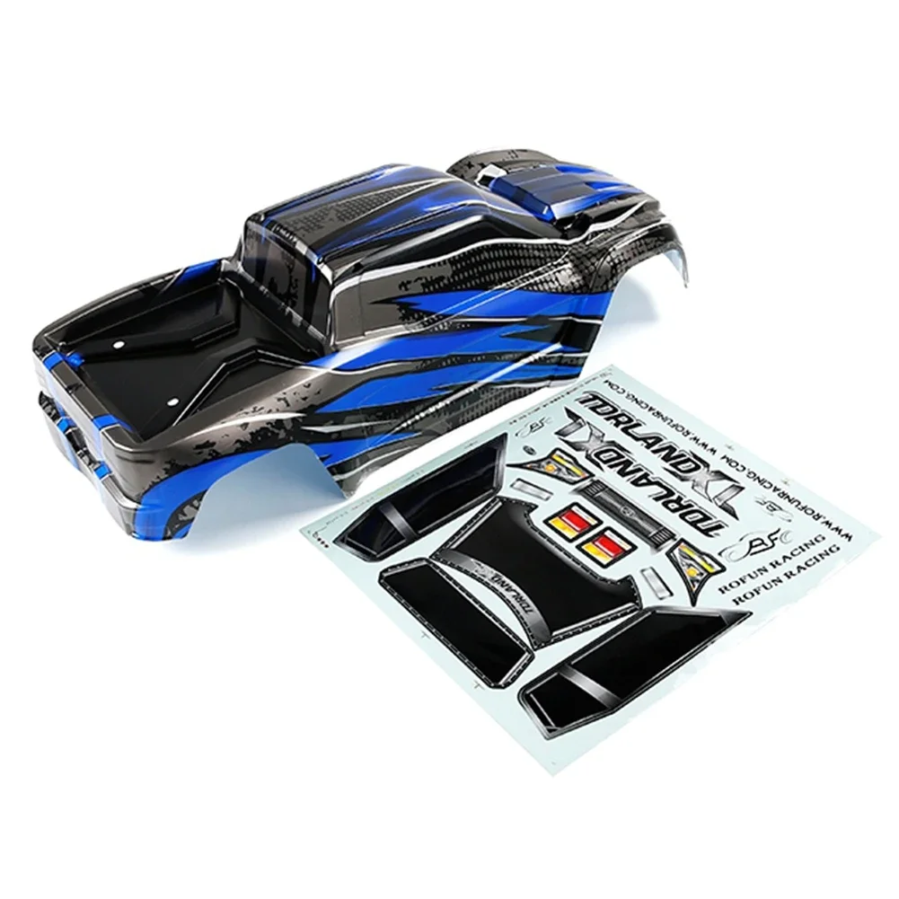 B-M ROFUN Auto Shell Body Aufkleber für 1/8 HPI Racing Savage XL FLUX Rofun Rovan TORLAND XL Bürstenlosen Lkw Spielzeug Teile, Blau