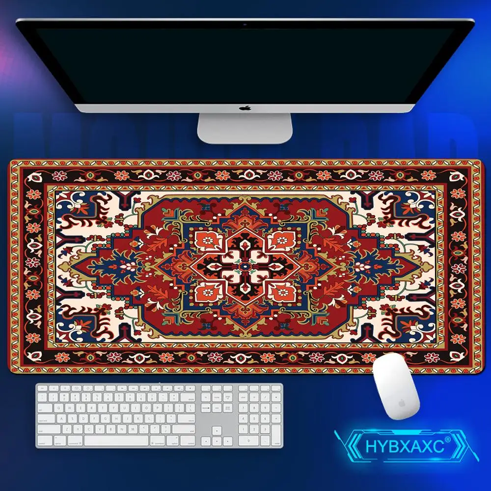 

Персидский ковер, игровые аксессуары, коврик для мыши Gabinete, геймерский шкаф, коврик для мыши Kawaii, коврик для мыши, ковер, стол для девочек, 90x40, настольный коврик