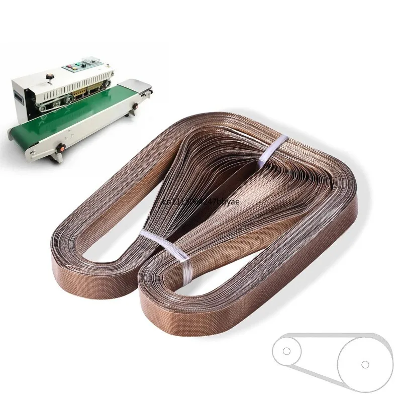For 50Pcs PTFE Sealing Belt for FR‑900 FR‑770 Continuous Band Sealer Automatic Horizontal Sealing Machine Replacement Belts