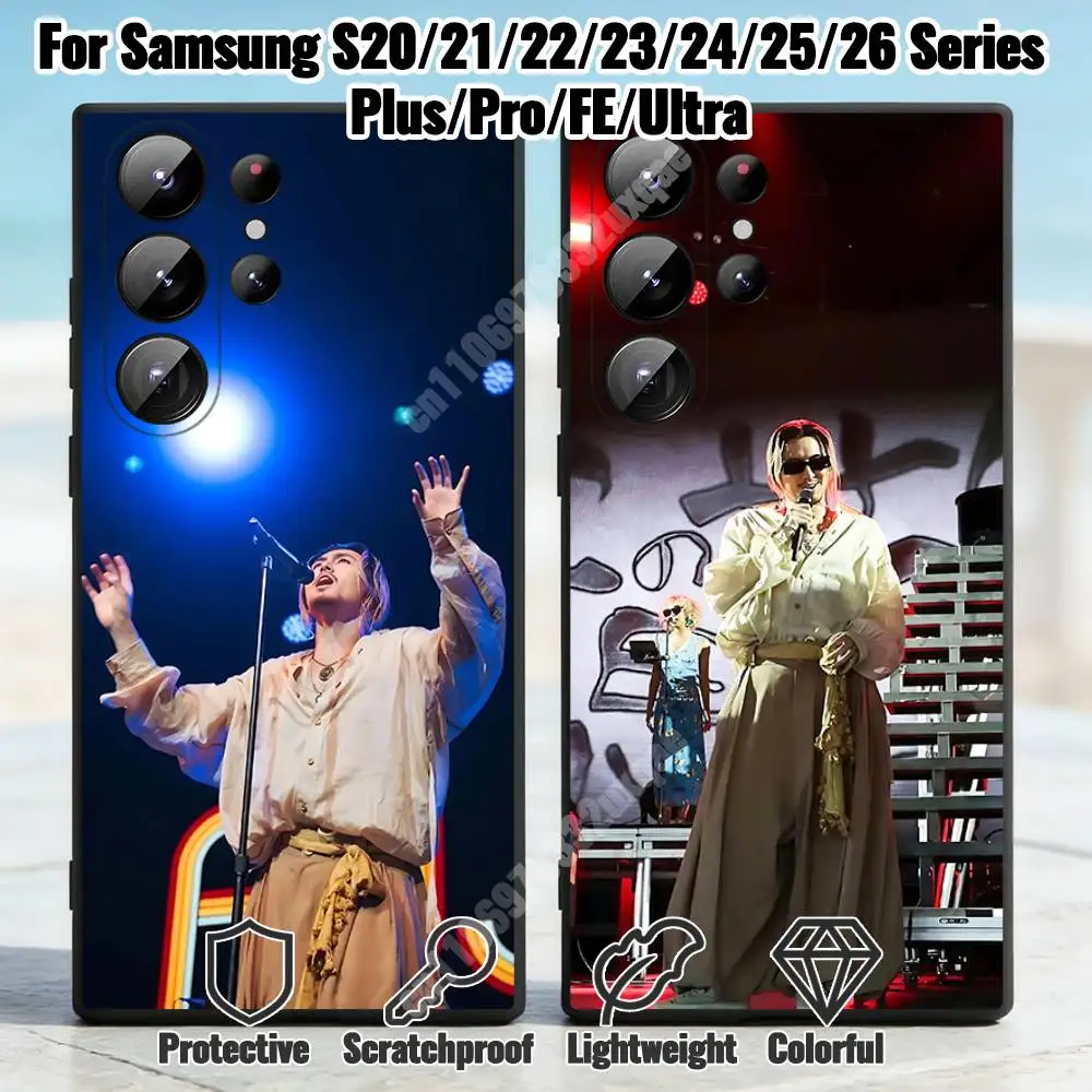 Чехол для телефона Coachella 2026 F-Fujii Kaze-S для Samsung Galaxy S21 22 Ultra Plus S23 S24 FE Lite S25 26 30, матовый.