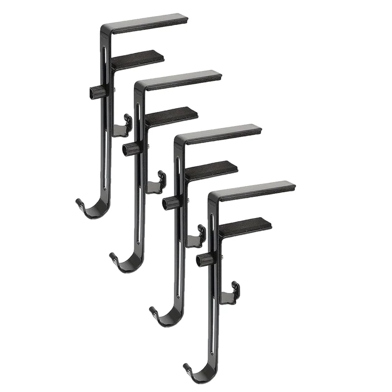 【off-shelf】conjunto-de-cabide-de-guirlanda-e-suporte-de-meia-para-ganchos-de-natal-de-manto-4-pecas-de-metal-ajustavel