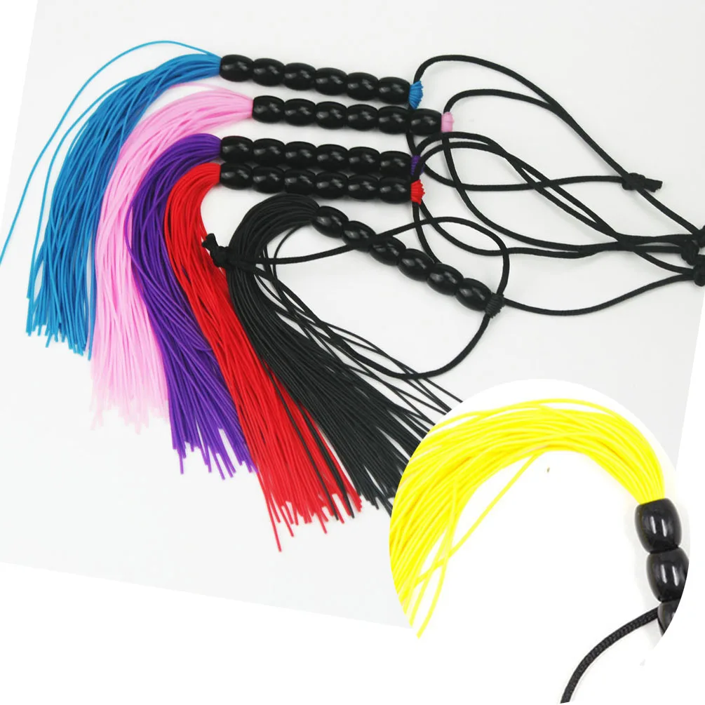 Trick Tails Rubber Whip Fetish Spanking Paddle Fantasy Tiny Flogger Sex Toys For Couples SM Queen Policy Knout Night Adult Flirt