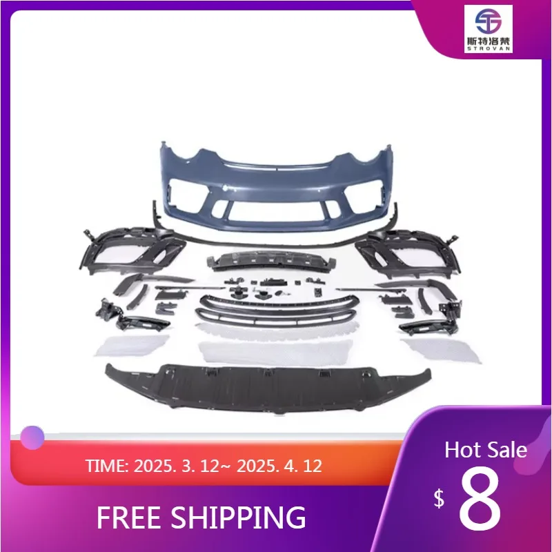 

High Quality GT3 Style Body Kit LED Daytime Running Lights Front Bumpers Bodykit for PorscheS 911 991 2012-2019