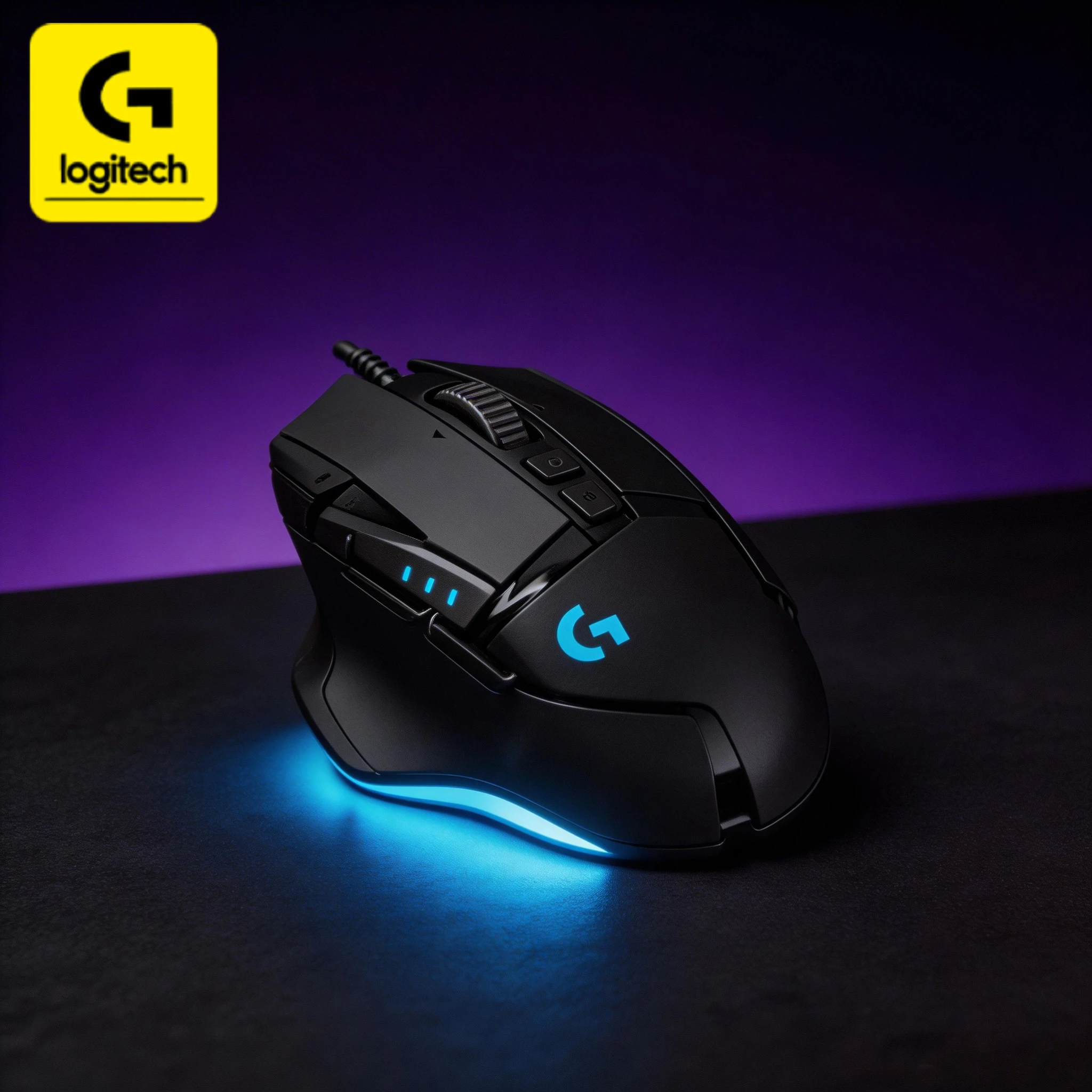 

Logitech G502/G402/G203 gaming mouse, with RGB lighting effect, the perfect companion for FPS games
