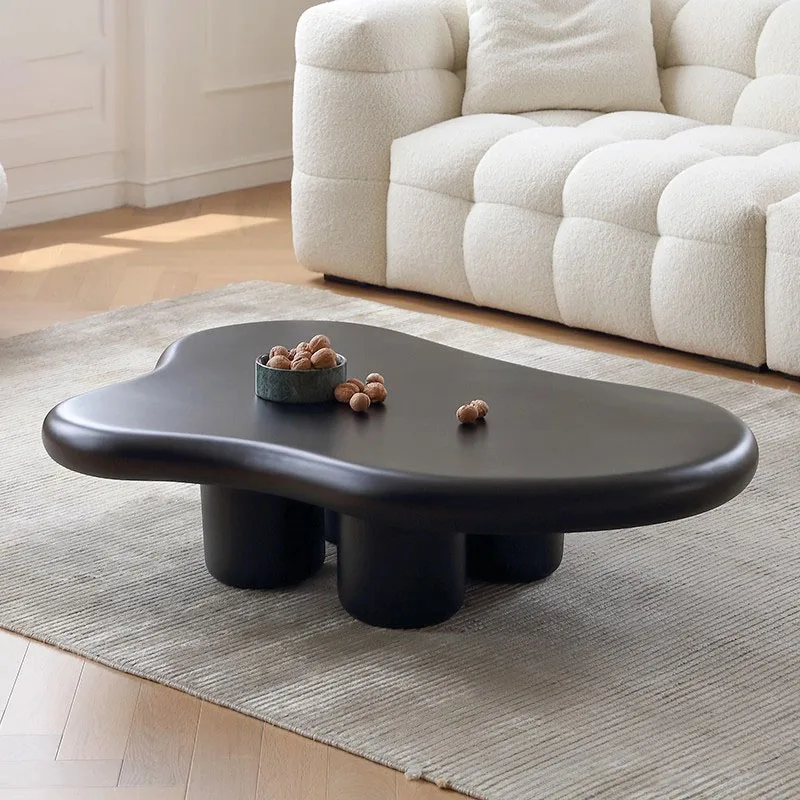 

Чайный столик с облаками, мебель для гостиной, французский стиль, минималистичный современный необычный дизайн, журнальный столик с металлической матовой краской